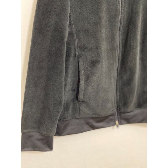 Athletic Works Size 2XL Men Black Fleece Jacket Lightweight Zip Up Long Sleeve - Picture 3 of 11